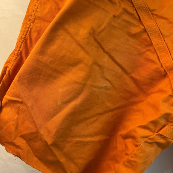 FreeCity - R.H. Vintage - Hummingbird - RARE Orange Cutoff Cargo Shorts - 50/32W - Picture 5 of 11